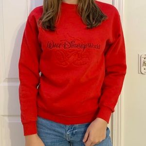 Vintage Red Disney Crewneck